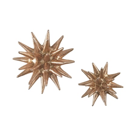 Elk Studio Parsec Composite Wall Decor In Copper Set of 2 3138-265/S2